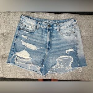 American Eagle Light Blue Denim Shorts